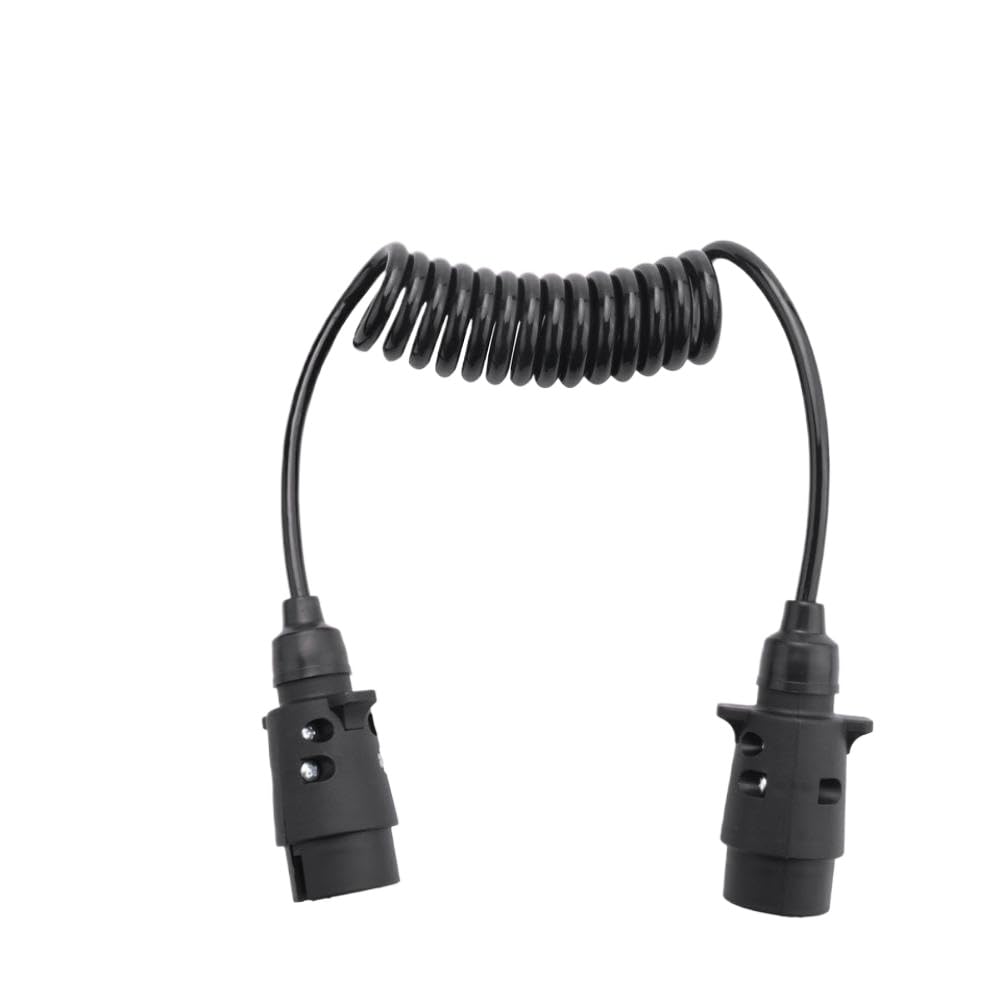 Acoplador de Cable de extensión para Remolque de Coche, 1,6 M, 7 Pines, Compatible con remolques automotrices