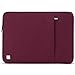 Produktbild DOMISO 12.5 Zoll Wasserdicht Laptop Tasche Sleeve Case Notebook Hülle Schutzhülle für 13" MacBook Pro Retina/13 MacBook Air Retina 2018/12.9" iPad Pro 2016 2017/13.5" Surface Laptop 2,Weinrot