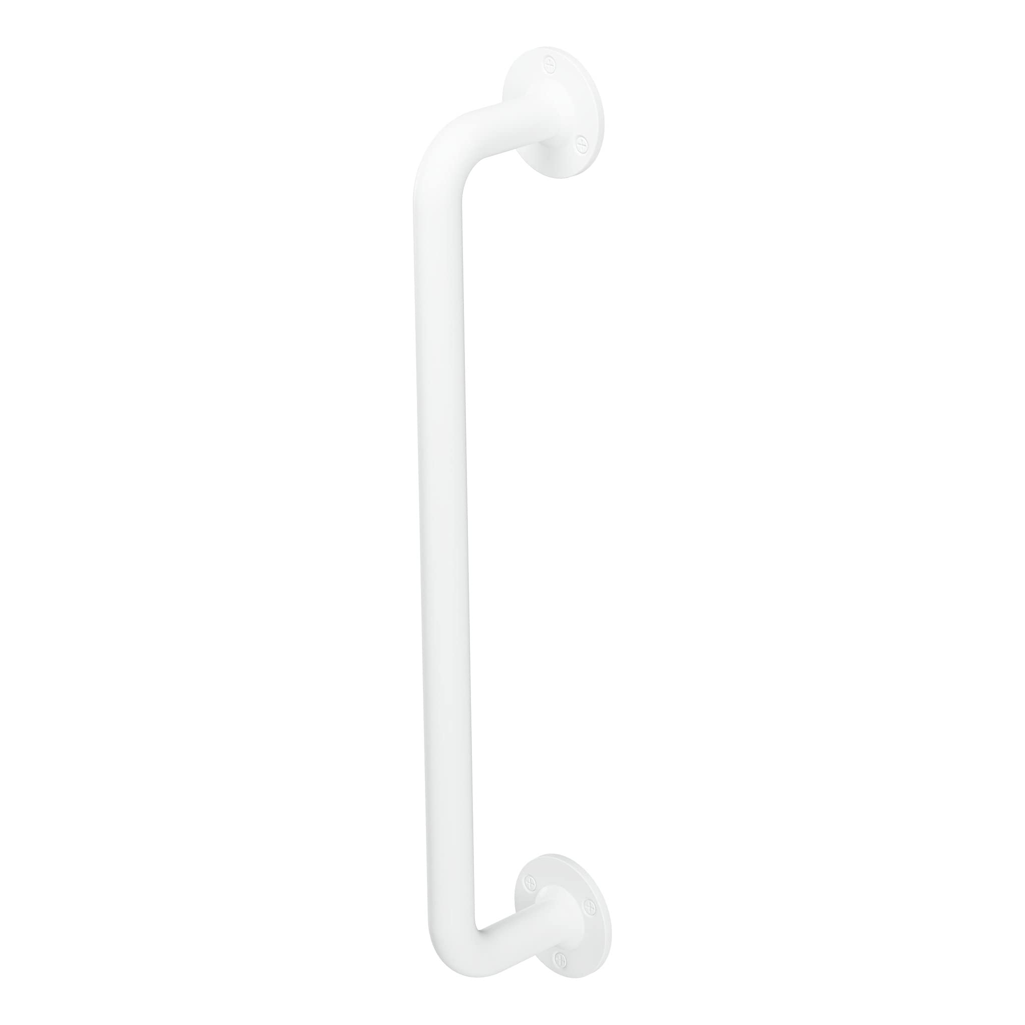 Rothley Grab Rail Mobility Disability Aid - Matt White Handle Bathroom Outdoor - 457x25mm
