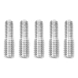 Grobo 5 Stück M5 × 10 auf M6x10 Doppelend-Gewindebolzenschraube, 304 Edelstahl Gewinde Reduzierstück Adapterstange, 20mm Länge für Möbelbeschläge