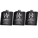 ELEGANT & STYLISH: We present you our uniquely personalized groomsmen flasks, a one-of-a-kind gift for groomsmen, best man, father of the bride, the usher, the groom itself, or any special man attending the wedding. An Appreciated Groomsmen Gift for ...
