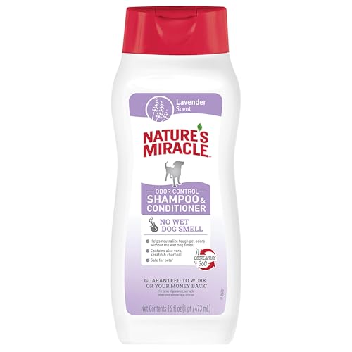 Nature's Miracle Nature’s Miracle Odor Control Shampoo & Conditioner, 16 Ounces, Lavender Scent
