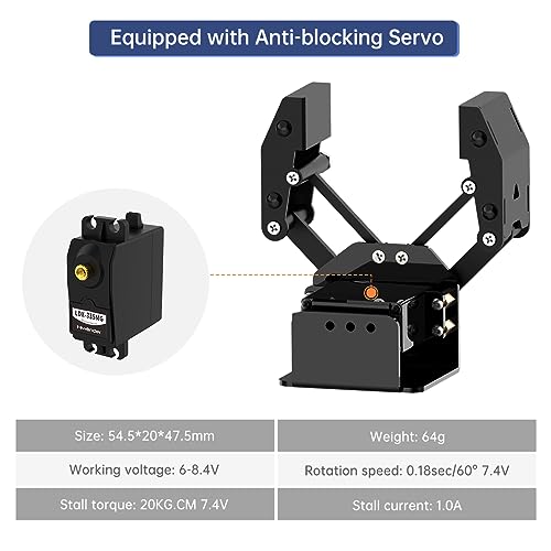 LewanSoul Mechanical Claw Robot Gripper Grabber Pickup Robot DIY, BigClaw Without Servo - Image 3