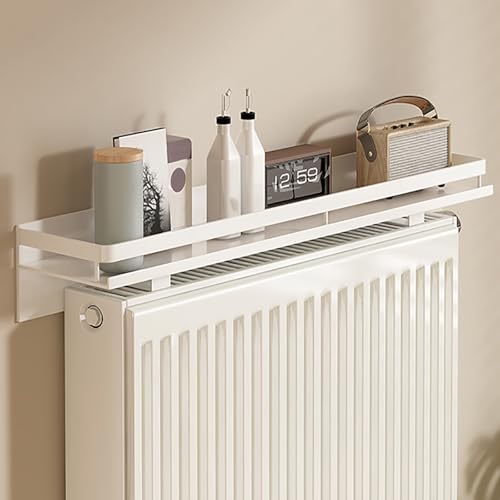 Cache-radiateur à vapeur 60 cm et tablette thermique blanche amovible