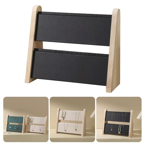 Support de collier en bois blanc multicouche pour l'organisation de la maison - 3