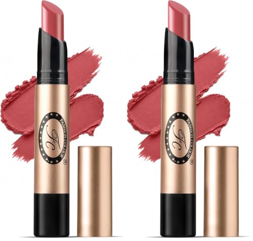 Image of Fashion Colour Supreme Lasting Honey Lip Non Transfer Lipstick 2.6g | Lipstick For Women | Available in 18 Super Creamy Shades | (310-Conch Shell, 2.6g) (Pack of 2)