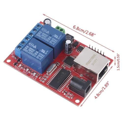 Module de contrôleur TCP/UDP Ethernet 2 canaux avec relais temporisé web - 5