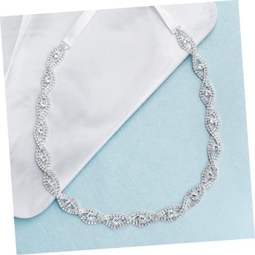 Crystal Woven Bridal Belt Rhinestones Elegant Hollow-out Wedding Waistband for Brides and Bridesmaids for Wedding Dresses and Special Occasions2