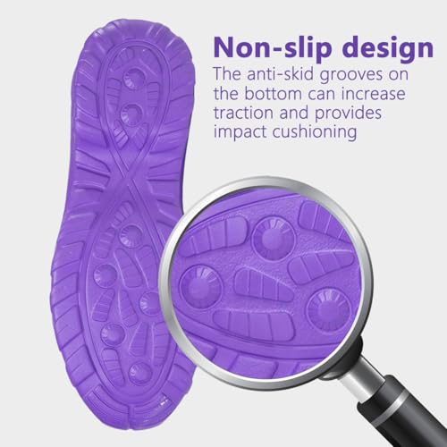 Image of Non Slip Work Shoes Women, Slip On Sneakers Women,Work Shoes Walking Gym Nurse Mesh Casual Fashion Sneakers Comfort Breathable Lightweight