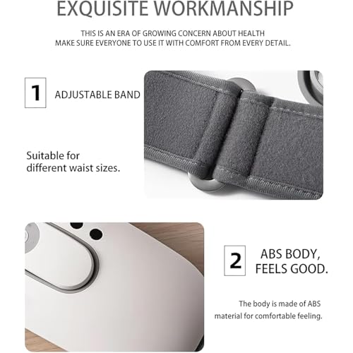 Cintura riscaldante per massaggio alla vita, strumento elettrico per la vita con telecomando, 10 livelli regolabili, 6 modalità per alleviare il dolore lombare