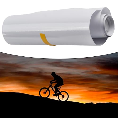 Cinta protectora para cuadro de bicicleta de montaña, transparente, impermeable, de PVC, alta resistencia a la tracción, 100 x 15 cm, 1 unidad miniatura 4