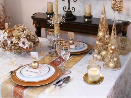 Image of Iron Plate Candle Holder, Gold, Decorative Iron Pillar Candle Holder, Set of 3,Candle Stand for Wax Candles