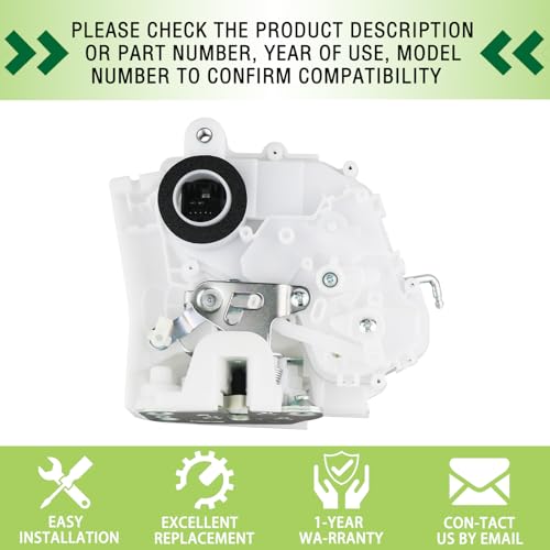 Image of Power Door Lock Latch Actuator Motor with Rod Rear Left Side Compatible with 2007-2011 Honda CR-V Replaces 72650-SWA-A01 72650SWAA01