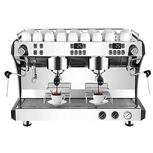 ZHANGTAOLF Gran máquina de café automático Comercial de un botón, máquina de café multifunción, Tubo de Vapor…