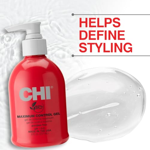 CHI Infra Gel, Firm Hair Gel To Protect From Heat Styling, Provides Shine & Control to Hair, Sulfate & Paraben-Free, 8 Oz - image 2