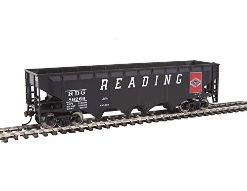 Waltherstrainline Ready To Run Reading Offset Hopper, Black/Red #TOP1