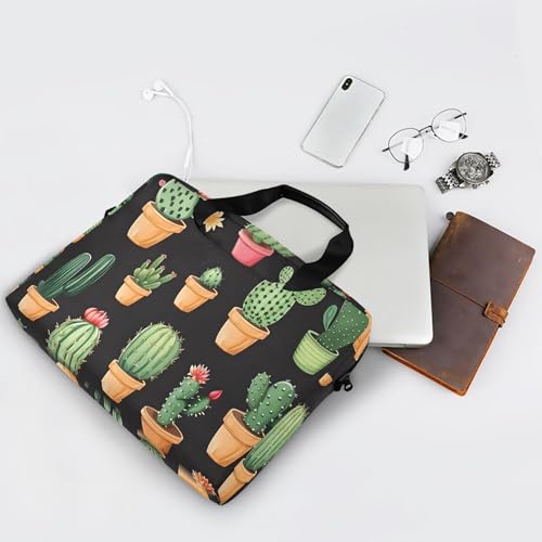 Maletín para portátil ALAZA con estampado de cactus miniatura 7