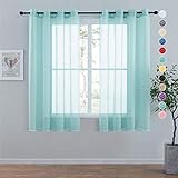 ☞Atmungsaktivität und Sichtschutz: Mit transparenten Gardinen verleihen Sie Ihrem Raum eine luftige Wohnatmosphäre. Halbtransparente Gardinen filtern das einfallende Licht und bringen einen dezenten Sichtschutz während transparente Gardinen sich voll dem dekorativen Aspekt verschrieben haben