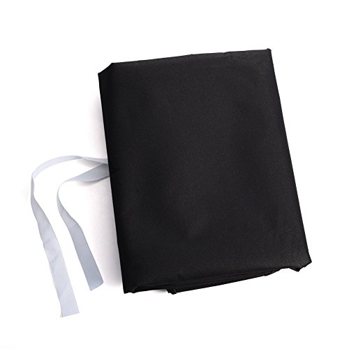 Keersi BBQ Grill Cover Waterproof Dustproof Barbecue Oven Protection Cover for Round Gas Charcoal Electric Barbecue Outdoor Garden Patio Barbecue Accessory with Storage Bag - Thumbnail 2