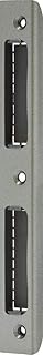 ABUS Winkelschließblech WSB170 mit Kunststoffabdeckung - Für Zimmertüre und Wohnungstüren, Für DIN linke und rechte Türen, Silber, 170 mm x 20 mm x 8 mm