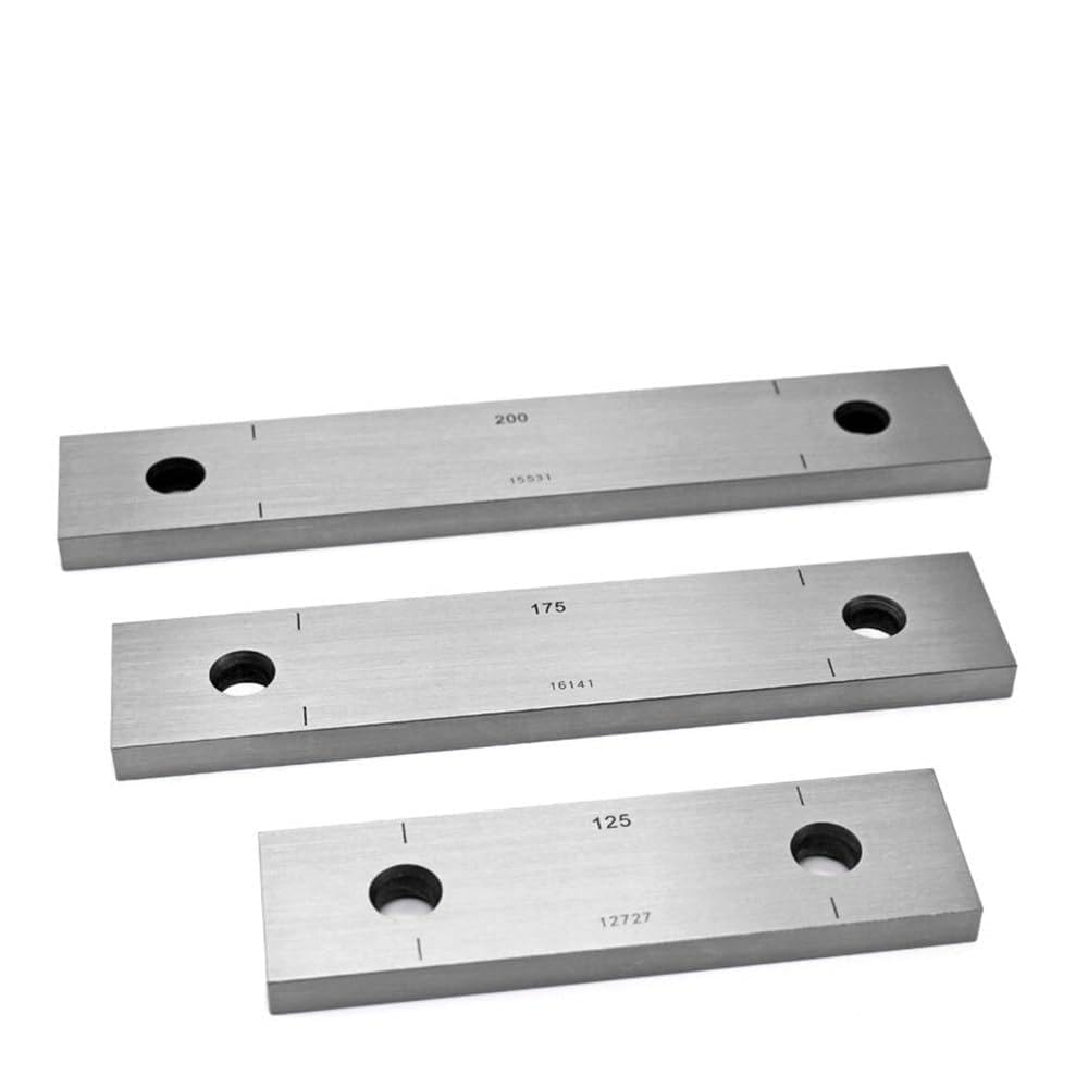 Zestaw płytek wzorcowych, Indywidualne metryczne stalowe kwadratowe standardowe płytki wzorcowe, klasa 0(250mm 0grade)