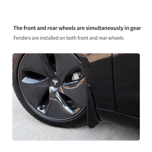Garde-boue carbone Tesla Model Y accessoire auto 2020-2024 - 2