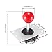 uxcell Joystick Control Stick Rocker Switch 4 Way Red Ball Top Handle DIY Parts Classic Arcade Game Fighting Competition 4NO Momentary
