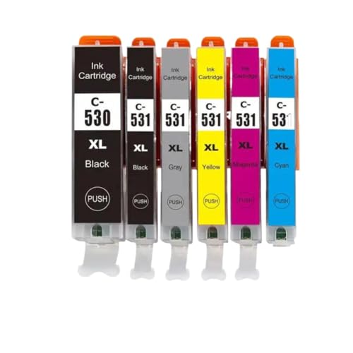 Cartouches d'encre PGI-530 CLI-531 haute precision pour des impressions photo sans bavure