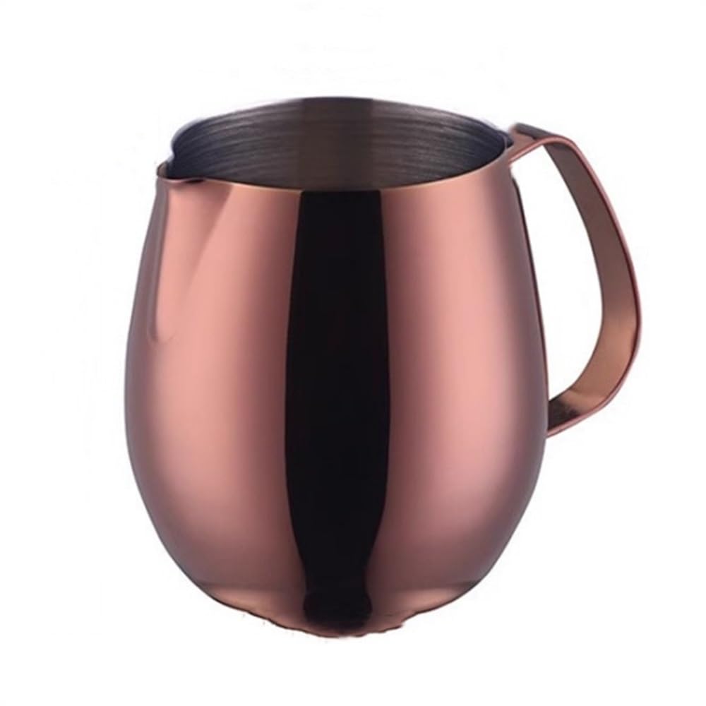 Jarras para Espumar leche Taza de crema for café flores con púas Barista del arte latte(Colour 5,L)