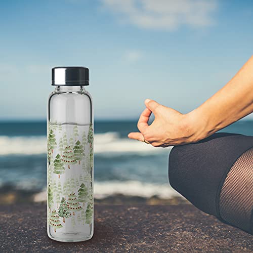 Justfwater Borraccia in Vetro - Bottiglia d'Acqua