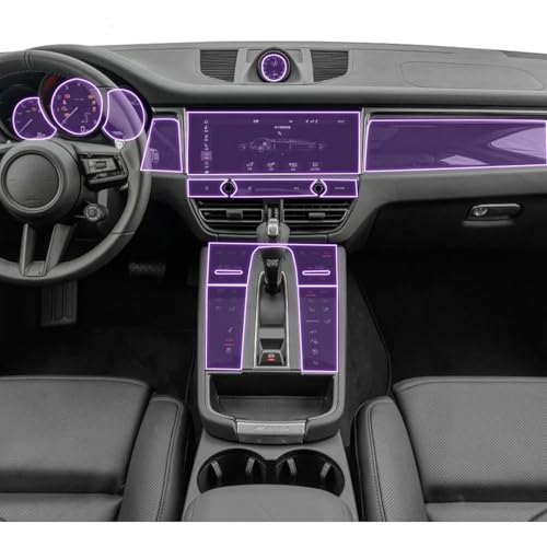 Protection d'écran GPS Porsche Macan transparente anti-rayure invisible