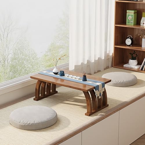Table basse japonaise en bois facile à assembler et très robuste - 7