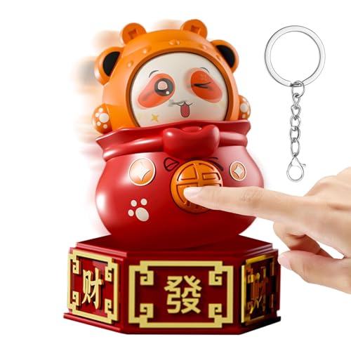 Figuras de panda, juguetes únicos para inquietos - Figura en miniatura de panda de anime - Lindos adornos de animales con múltiples caras únicas, decoración del hogar para sala de estar y dormitorio