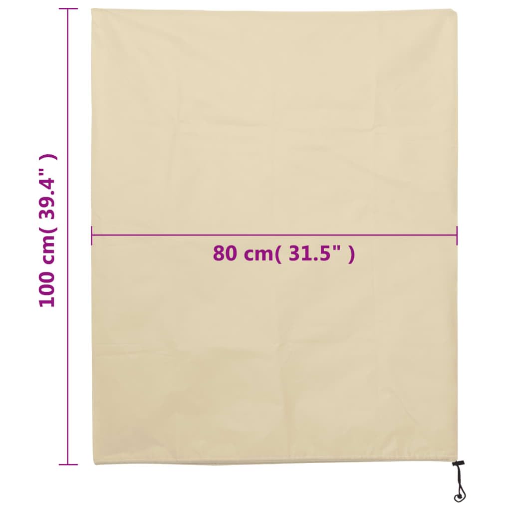 Tessuto non tessuto invernale con coulisse, 8 pezzi, 70 g/m², 0,8 x 1 m, per la cura del giardino, protezione da gelo e neve, tessuto non tessuto traspirante, accessorio per aiuola, balcone