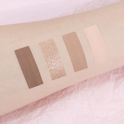 Feicuiyun Eyeshadow Quads, Blendable Matte, Metallic And Shimmer Finishes, Velvety Pigmented Creamy Formula, Four Way Quad Eye Shadow Palette, Talc, Paraben & Cruelty Free thumb #2