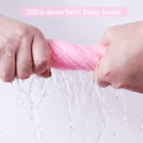 Image of softan Baby Washcloths, 24Pack Baby Wash Cloths Extra Soft & Ultra Absorbent, Baby Towels and Washcloths Face Towel Unisex for Boys Girls Body, Washclothes Gentle on Sensitive Skin, 9x9 Flamingos