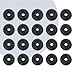 Soundspire 20Pcs Grey Cymbal Felt Washers, Round Soft Replacement Set for Drum Stands (Cymbal Protection)