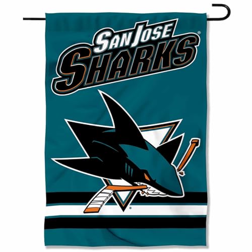 San Jose Sharks Double Sided Garden Flag