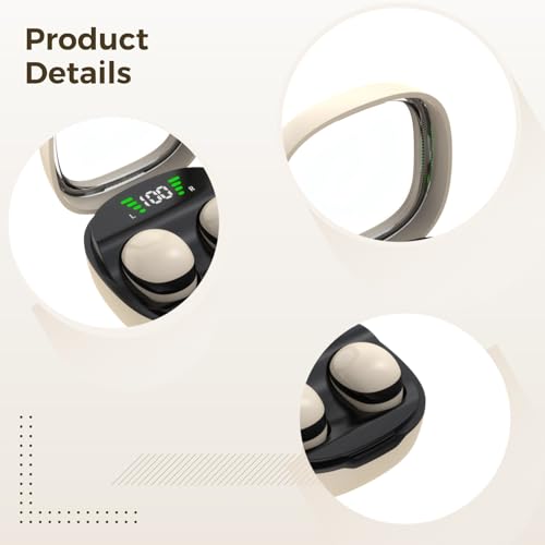 Auriculares para dormir ultra delgados invisibles e indoloros para un uso prolongado cómodo 3