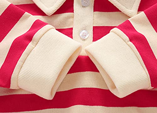 Kids Children Toddler Infant Baby Boys Girls Long Sleeve Cute Striped Letter Sweatshirt Pullover Blouse Tops Boy Cargo2