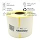 MDlabels Weiße Thermo etiketten auf Rolle 75x50mm 1000 Stück - permanent haftend, für Barcode, weiße Klebeetiketten zur Beschriftung Thermische etiketten