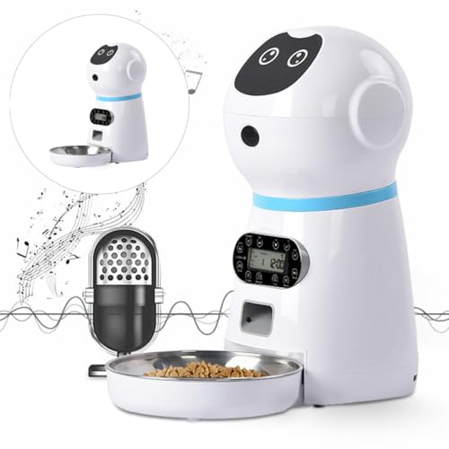 Distributeur automatique chat programmable FOMIYES 3,5L avec écran numérique pour portion précise - 7