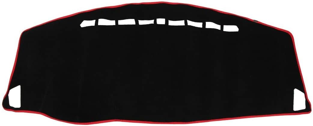 XYWHPGV Black Red Polyester Dashboard Sun Cover Dash Carpet Pad for Bisu M3(ae7f0 8045b 4ff9b dbbe1 ca432 d6e47
