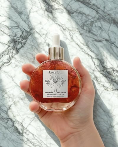 Beauty and the Moon Love Oil | Body Face Safe | Essential Oils Perfume | Heart Chakra | Love Magick | Ritual Anointing Oil | Love Spell | Witchcraft Tools