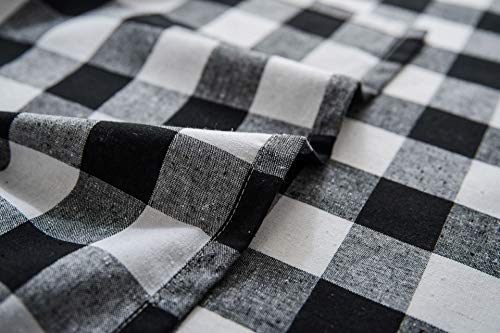 Nappe vichy durable et facile d'entretien en coton lin - 7
