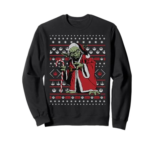 Star Wars Yoda Santa Ugly Weihnachtspullover Sweatshirt