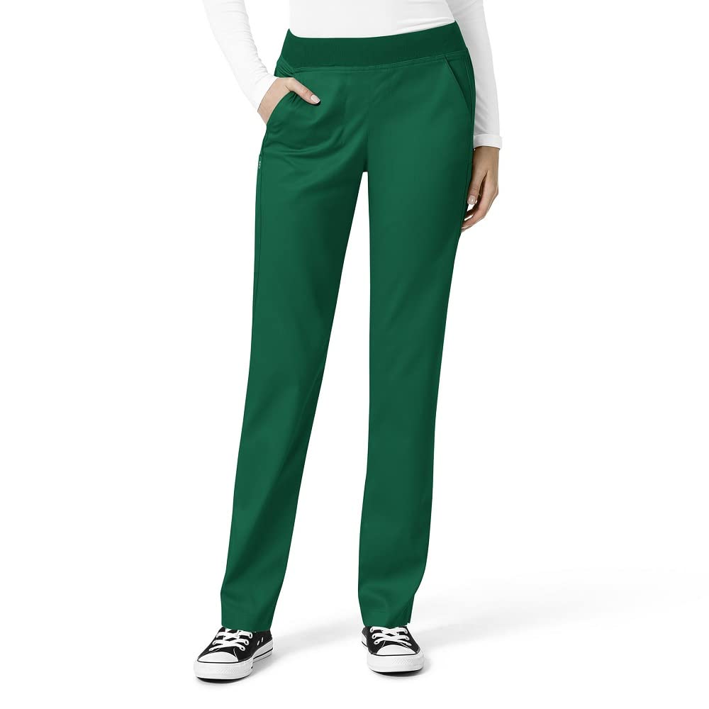 WonderWink Women's PRO Knit Waist Cargo Pant, Hunter, S P