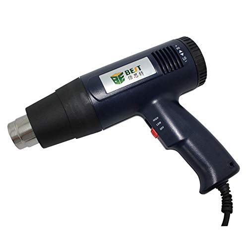 Soldering BST-3A 1600W Handhold Hot Air Heat Gun Temperature Adjustable Hot Air Anti-slip Handle Blowing knob adjustable thermostat - (Power: 220V)