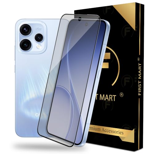 Image of FIRST MART Military-Grade Matte Tempered Glass for Oppo Reno 15 and Reno 15C - 9H Screen Protector, Anti-Glare Protection, Scratch-Resistant, Bubble-Free (1 Pack)