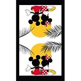 Disney 2 Pack Mickey Minnie Sunset Kitchen Towel Set